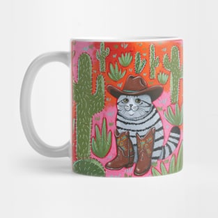 Chonky Cowboi Cat Mug